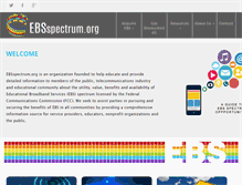 Tablet Screenshot of ebsspectrum.org